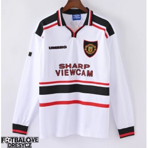 Manchester United 1998-1999 Retro Venkovní Dres Dlouhý Rukáv